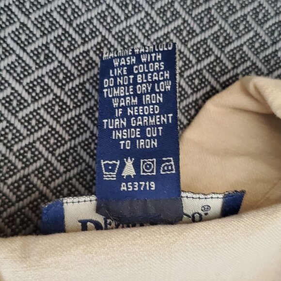 Denim & Co. Womens Beige Embroidered Button Shirt Jacket 1X Floral Long Sleeve - Picture 7 of 14